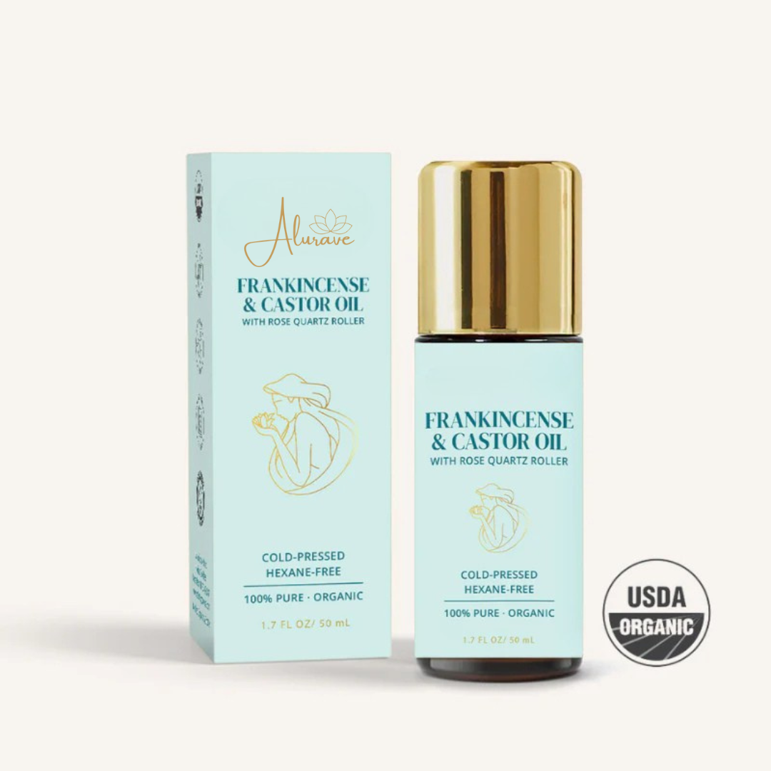 Aluravé Queens Organic Castor Oil Roll-on